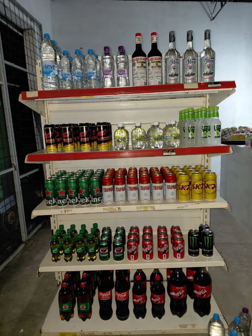 Prateleira de mercado 2 em 1 