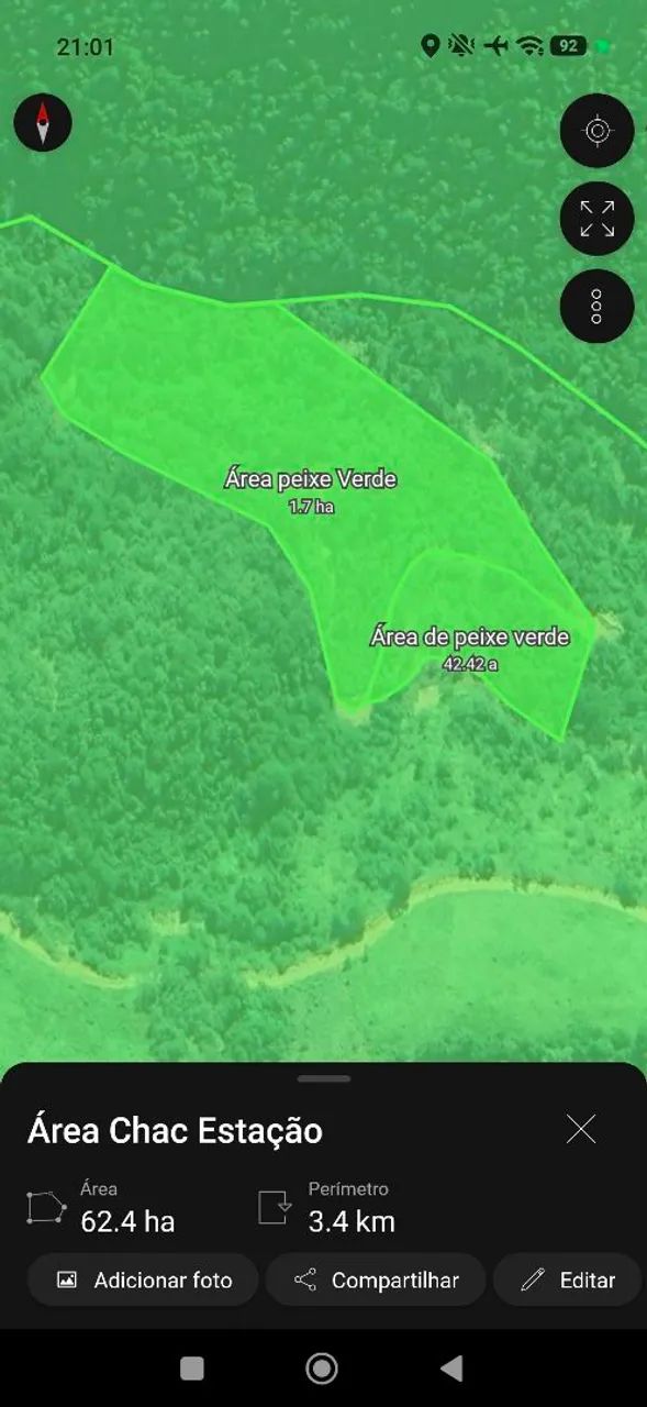 FAZENDA FLORESTA Chácara 4500 metros  - Foto 2