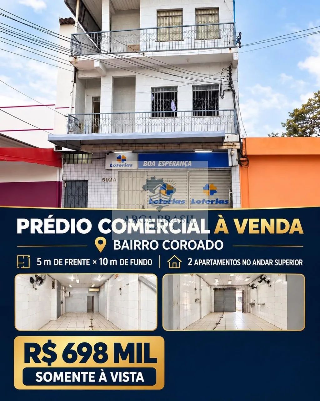 Prédio Inteiro em Coroado - Manaus