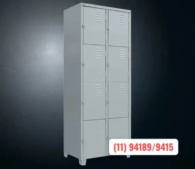 armário para funcionário com 8 portas