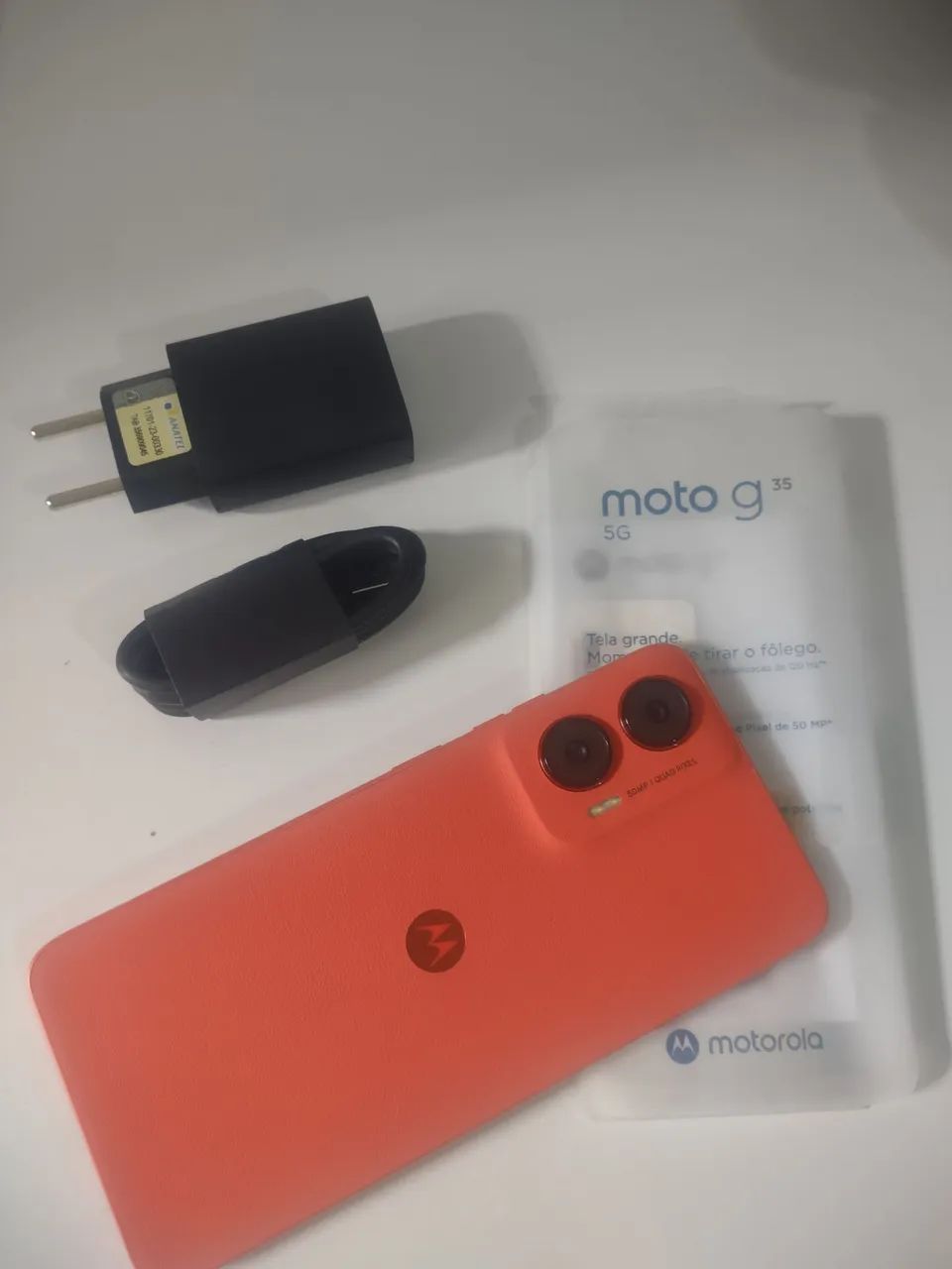 Celular MotoG35 256G 12RAM novo - Foto 2