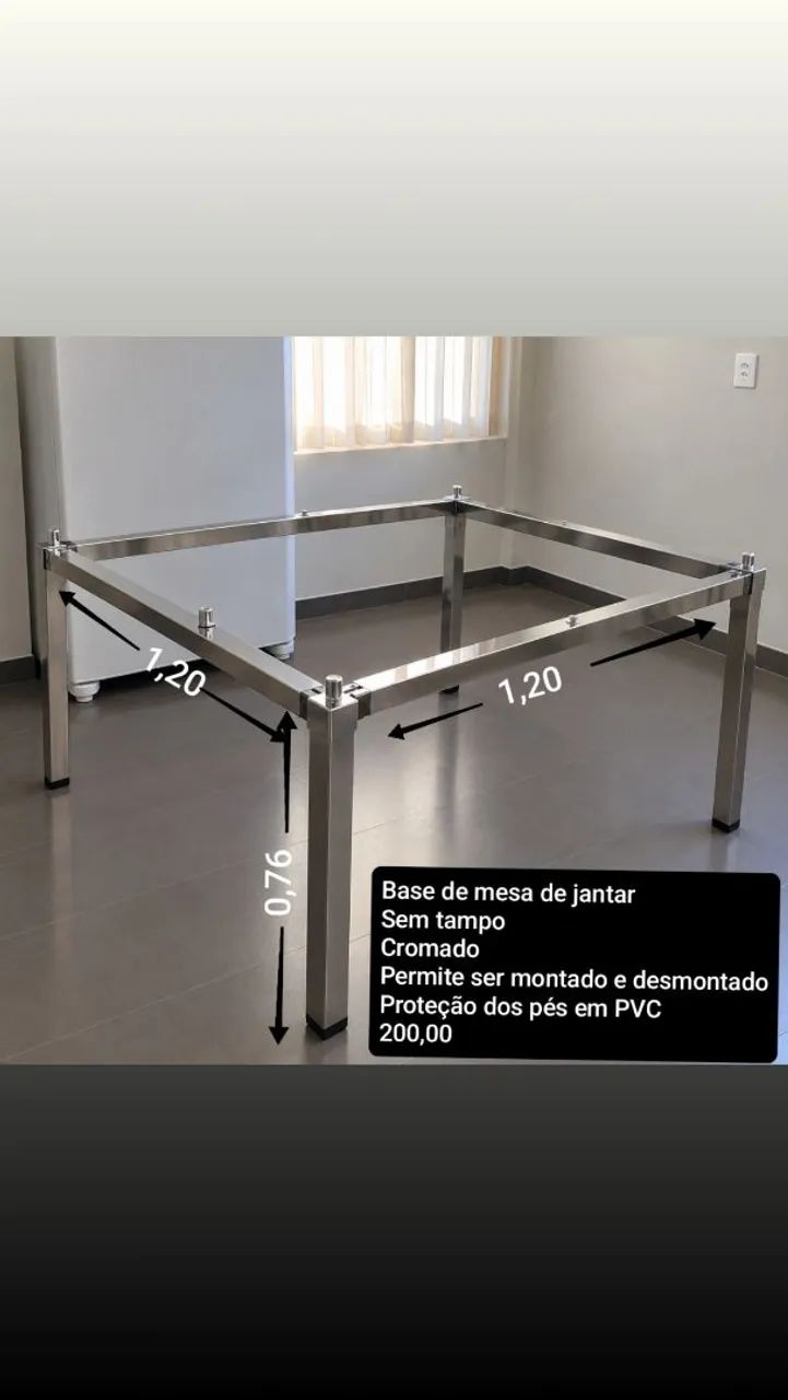  Base de mesa de jantar