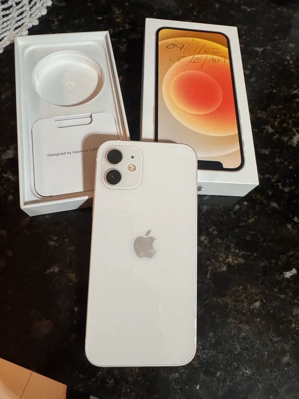 IPHONE 12 BRANCO 128GB IMPECÁVEL 