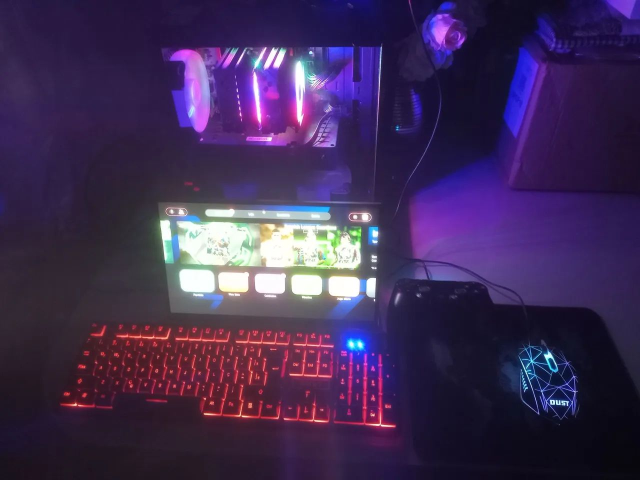 Vendo PC Gamer Completo xeon 2680 RX 590 - Foto 2