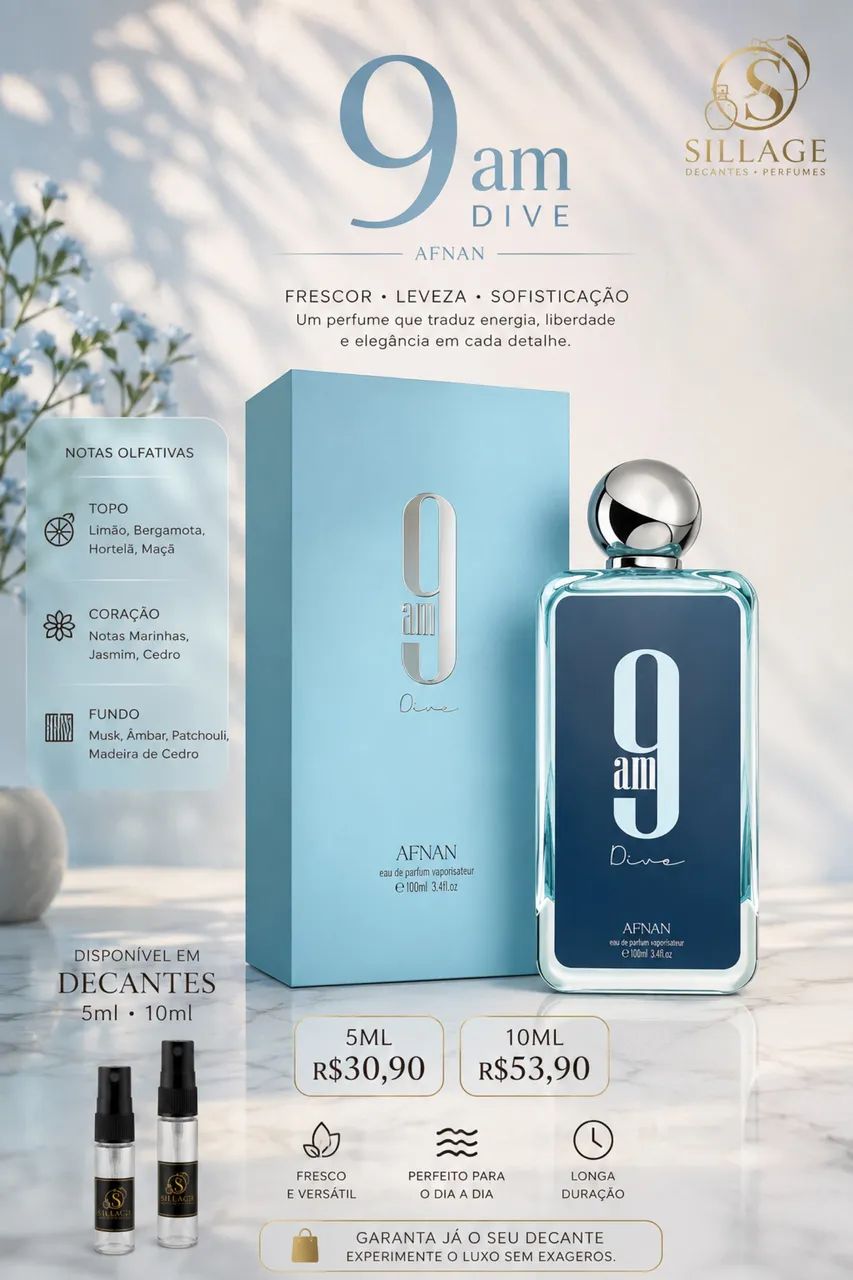 Decants de Perfumes Originais a partir de R$ 19,90 - 5ml e 10ml - Sillage  - Foto 5