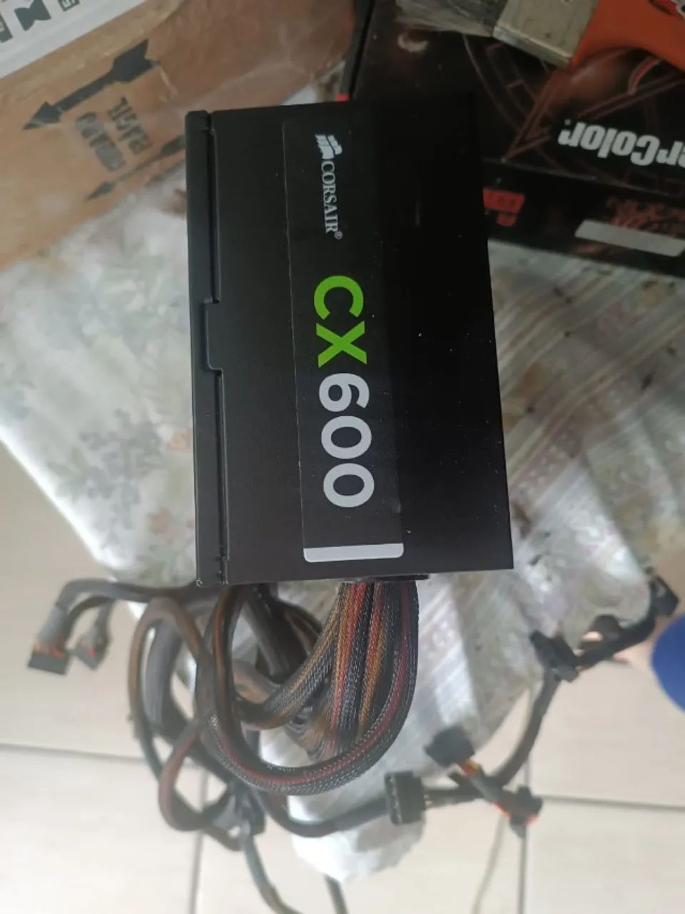  Fonte Corsair CX600W Original - Funcionando 100% - Foto 2