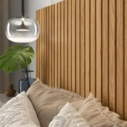 Design Ripada e Sofisticação: Cabeceira Luxo para Cama Casal ou Queen com Preço Especial - Foto 5