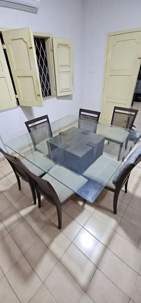 Mesa de vidro quadrada - Foto 2