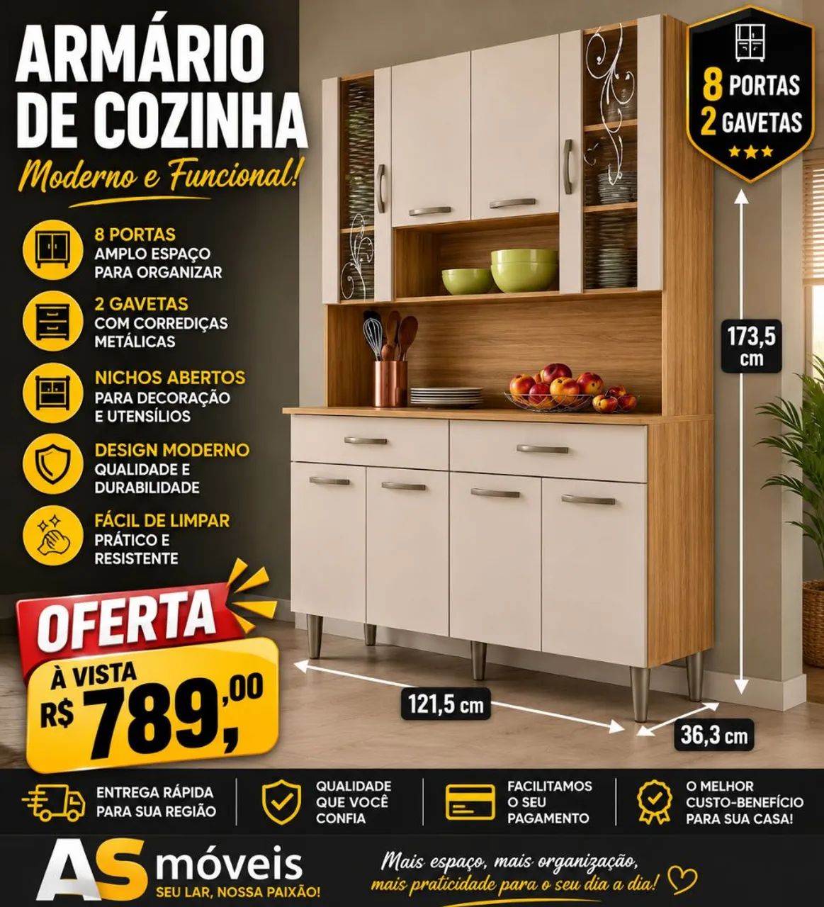 armário de cozinha 