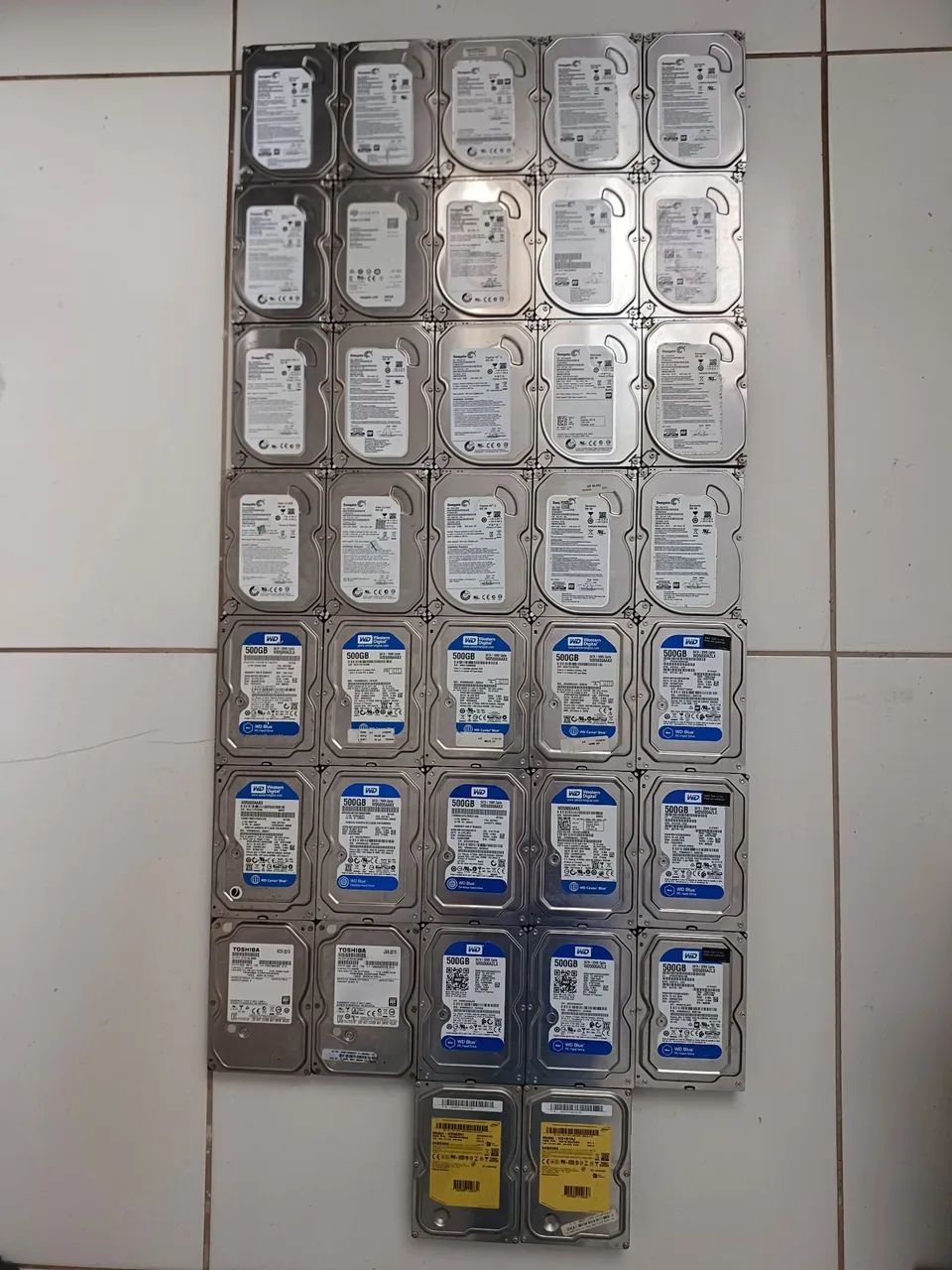 53 hds 500gb  3.5 cftv dvr CPUs  - Foto 3