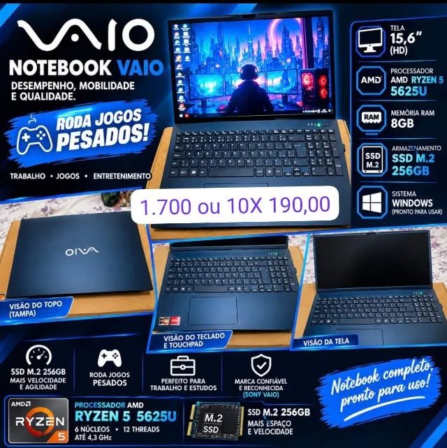 Notebook Ryzen 5