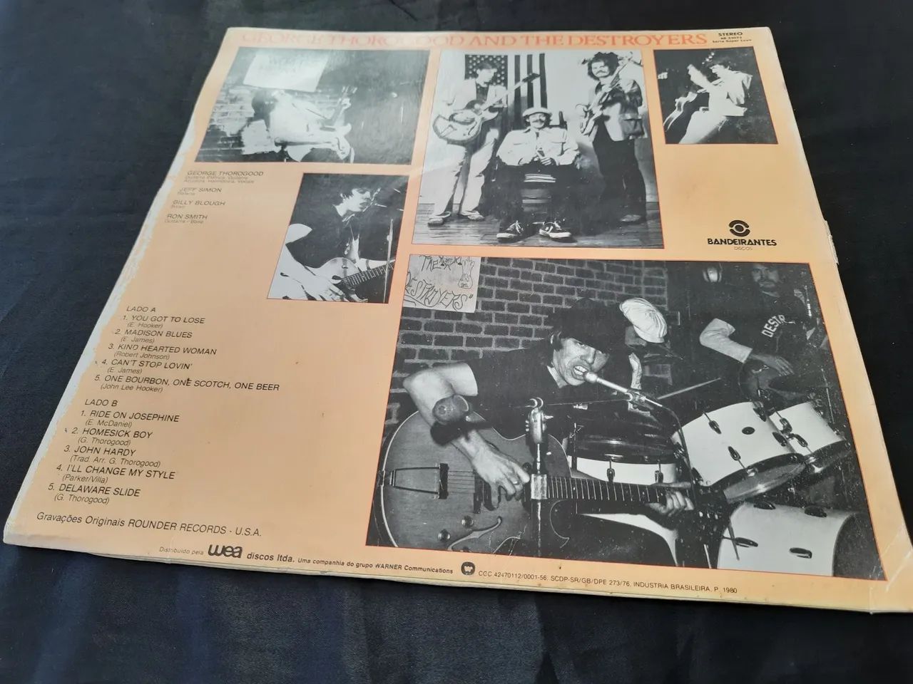 LP George Thorogood and The Destroyers (disco de Blues, rato!) - Foto 2