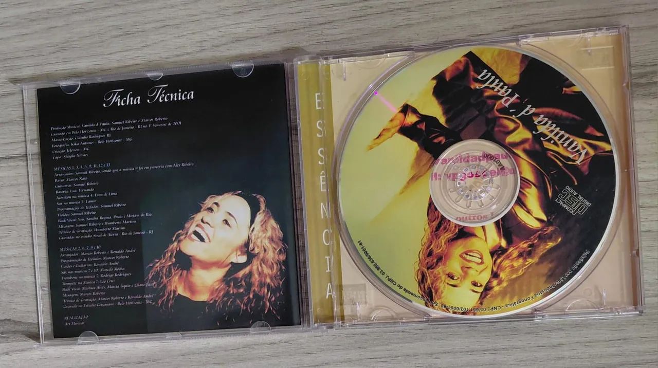 Cd Vanilda de Paula Essência 1998 - CDs, DVDs etc - Torre, João