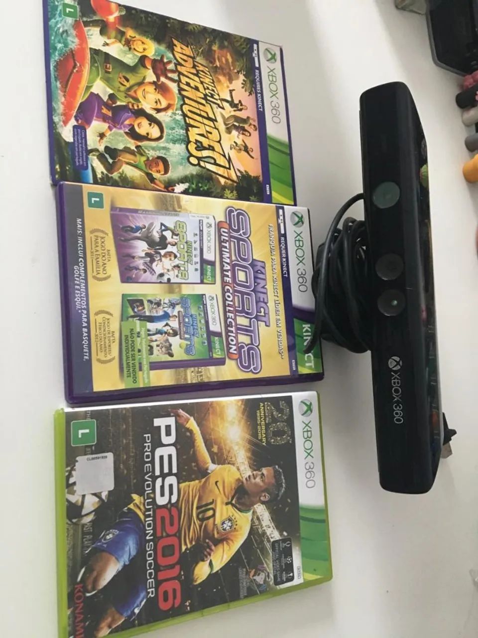 Kinect de Xbox 360 + jogos