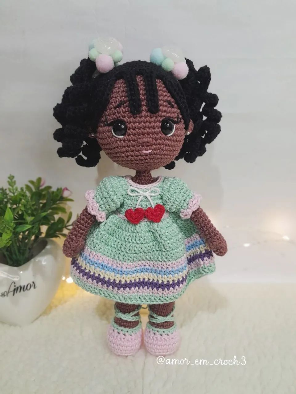 Boneca July Amigurumi - Foto 2