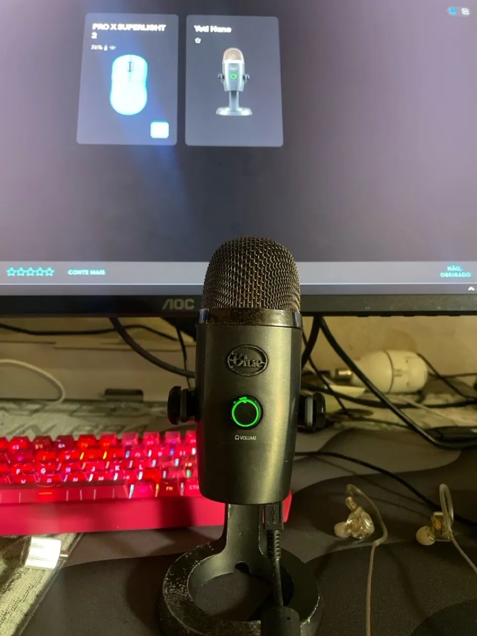 Microfone Yeti Nano 
