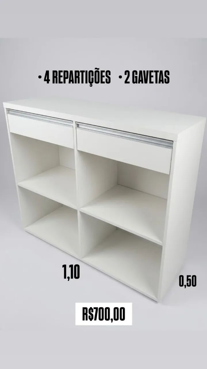 BALCÃO COM GAVETAS / MÓDULO ORGANIZADOR