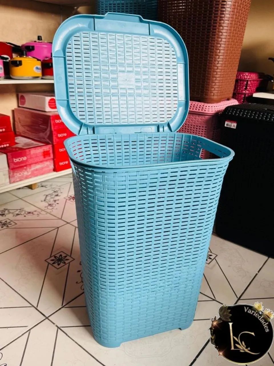 CESTO DE ROUPAS 60 LITROS - Foto 2