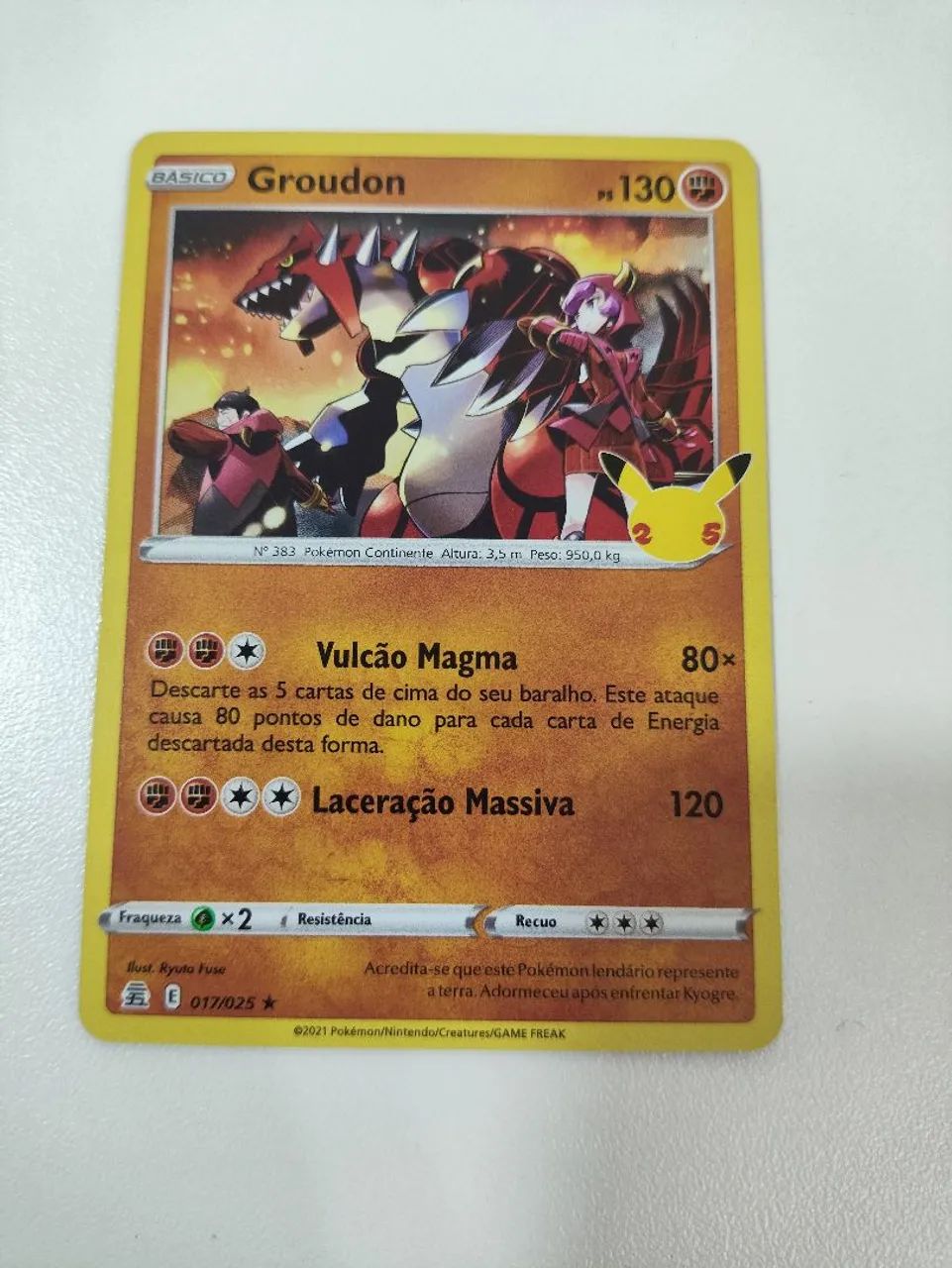 Lote com 8 Cartas pokémon aniversário de 25 anos - Foto 5
