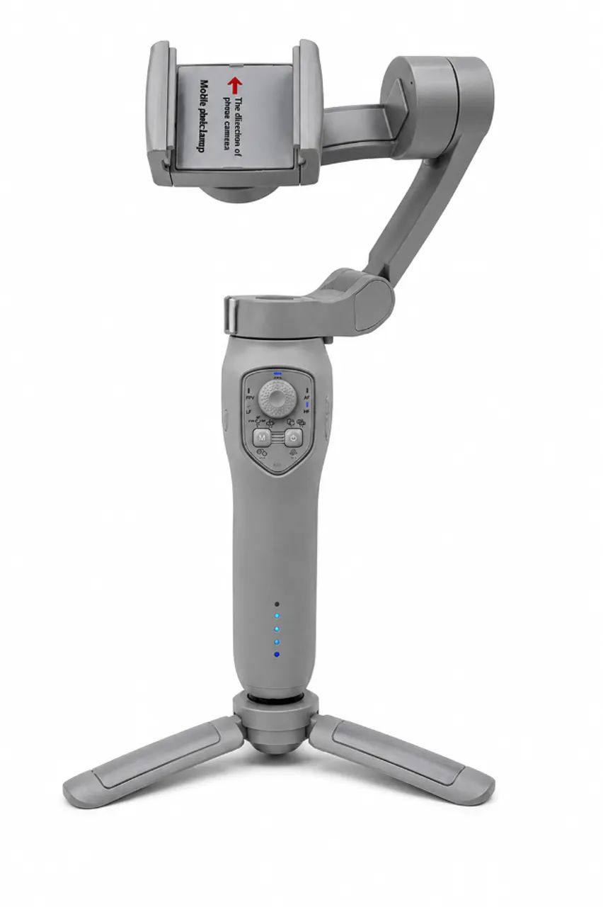 Gimbal L7 Pro 3 Eixos Dobrável Novo Para Celular - Foto 3