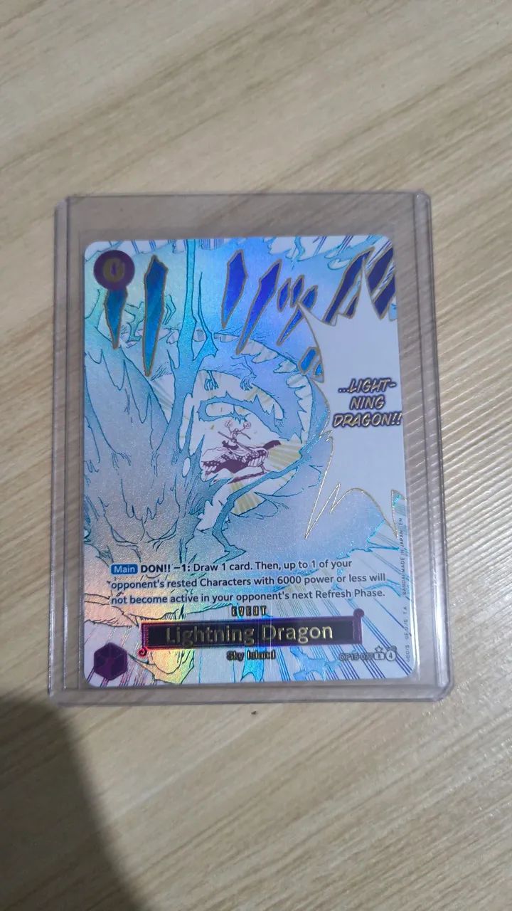 Lightning dragon one Piece TCG 