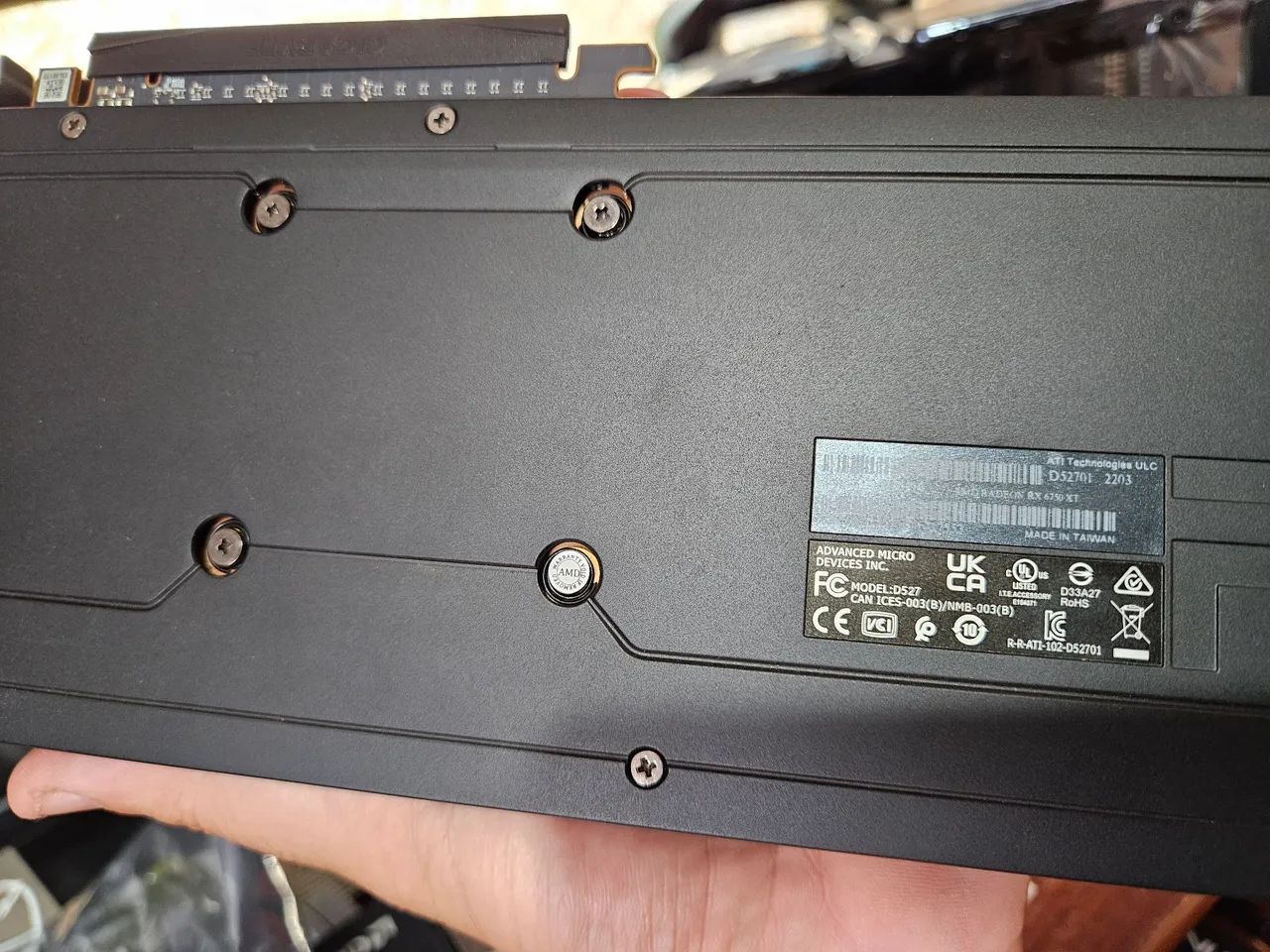 Placa de vídeo AMD Radeon 6750XT - Foto 3