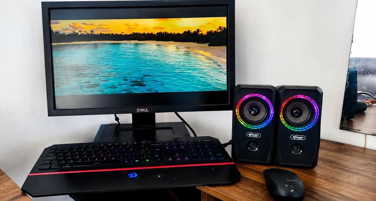 COMPUTADOR COMPLETO DELL COM 5 ACESSÓRIOS  INCLUSO