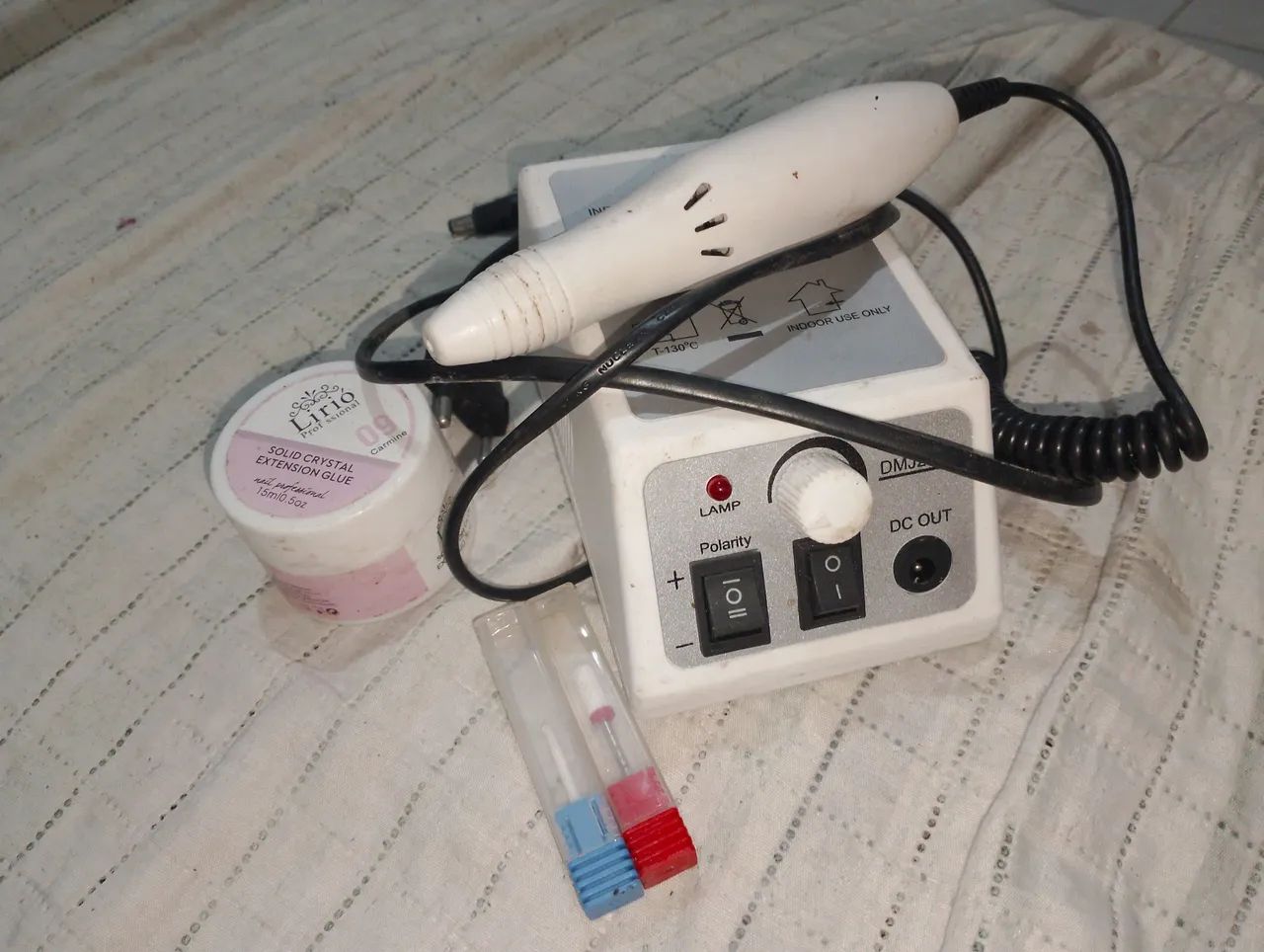Lixa e motor