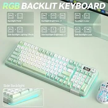 Teclado mecânico Solakaka A99 Pro c/ TFT - Foto 3