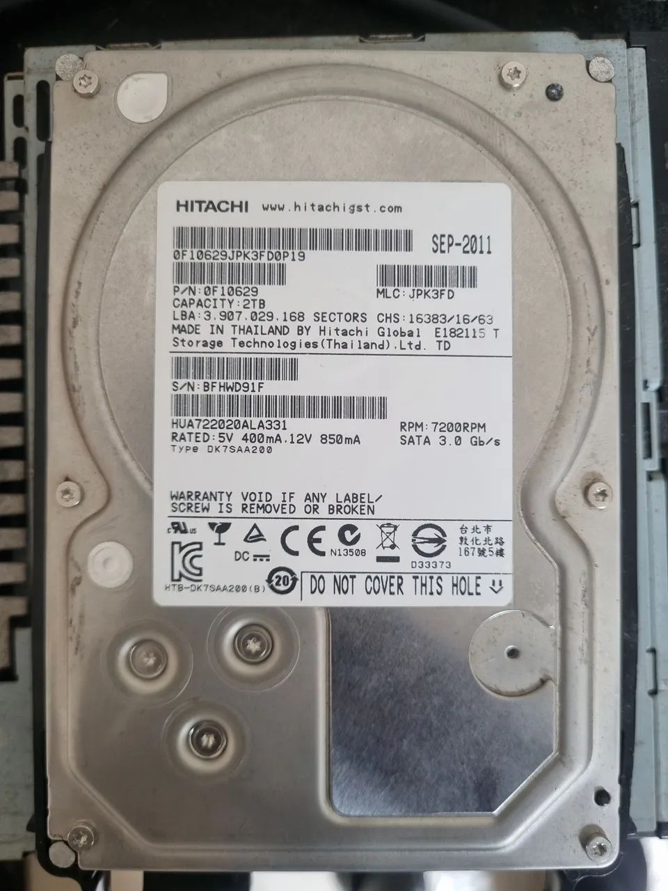 HD Hitachi 2T