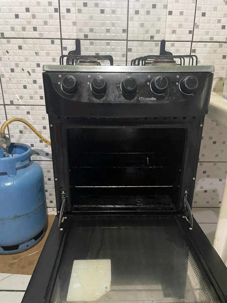 Fogão 4 bocas Müller, retirada funcionando todas as bocas e forno  - Foto 3