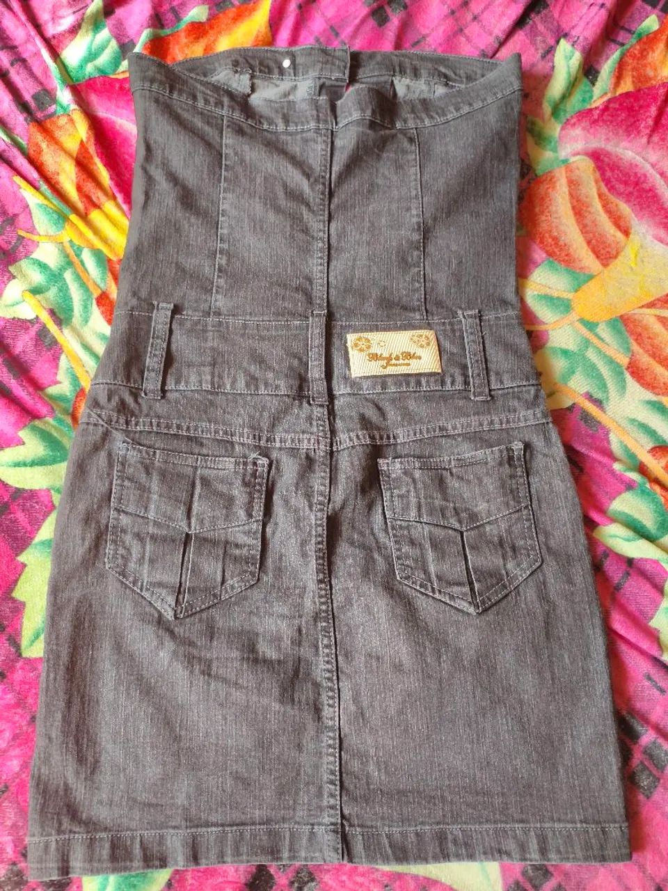 Vestido jeans tomara que caia P - Foto 5