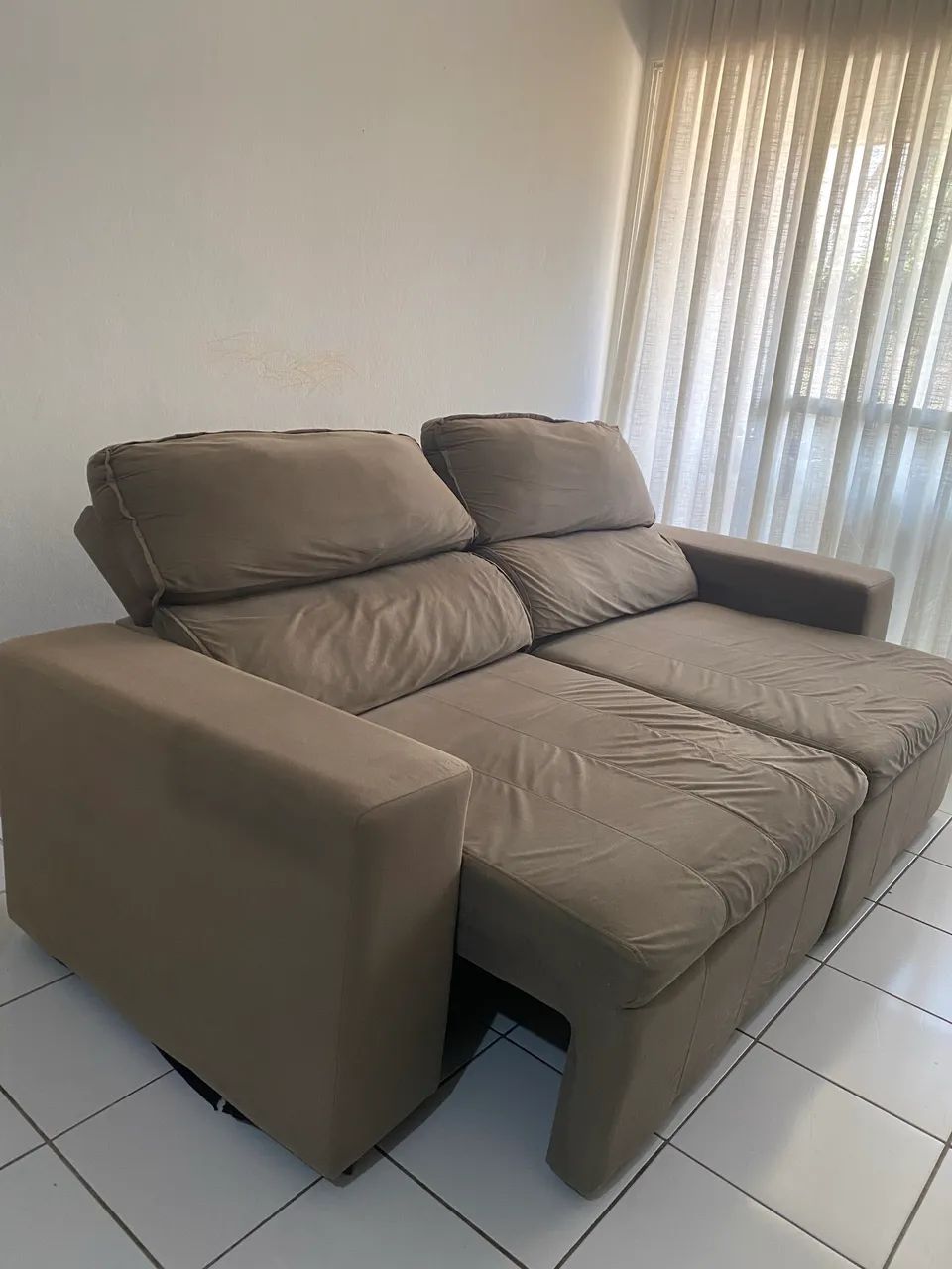Sofá reclinável 