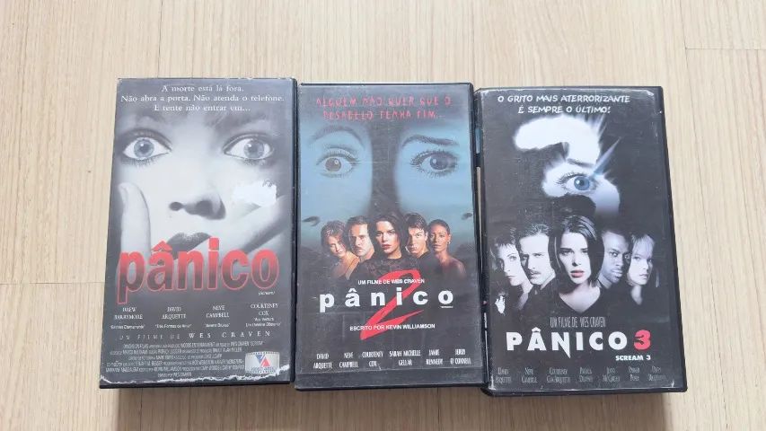 VHS Pânico Trilogia