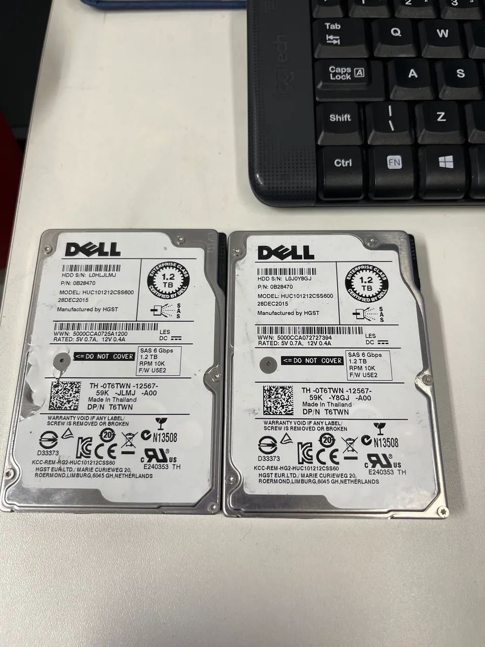 Vendo HDs Sas 1,2TB 6Gbps