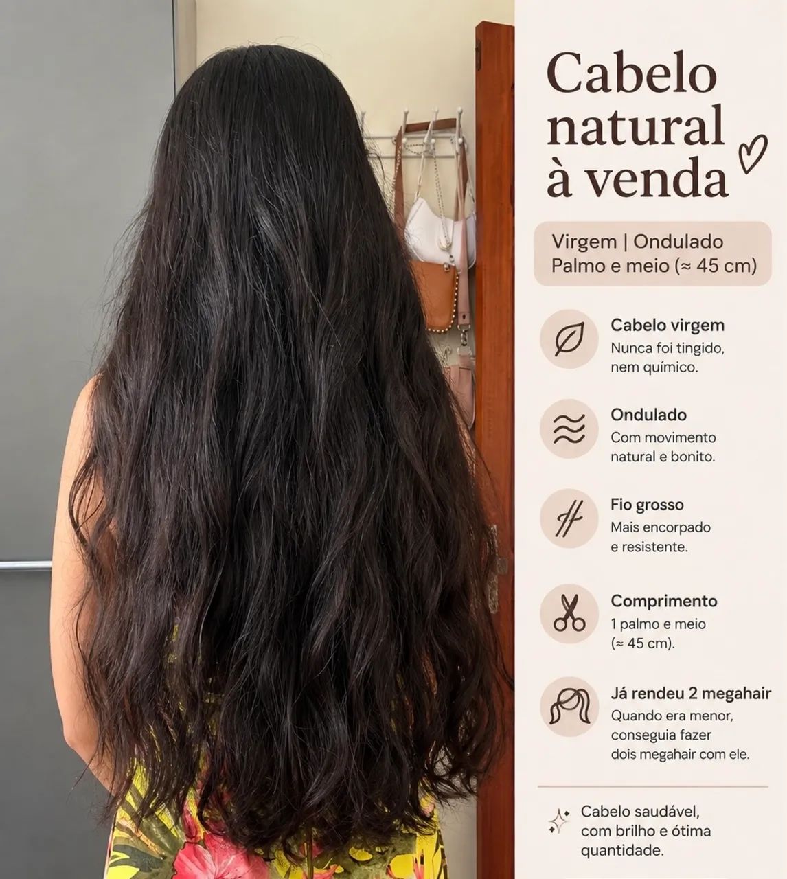 Cabelo para mega hair