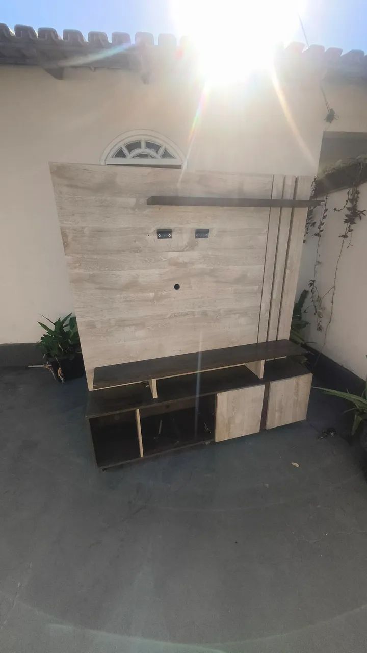 Rack com painel 