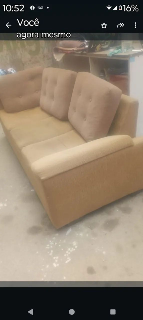Vendo um sofá todo bom 