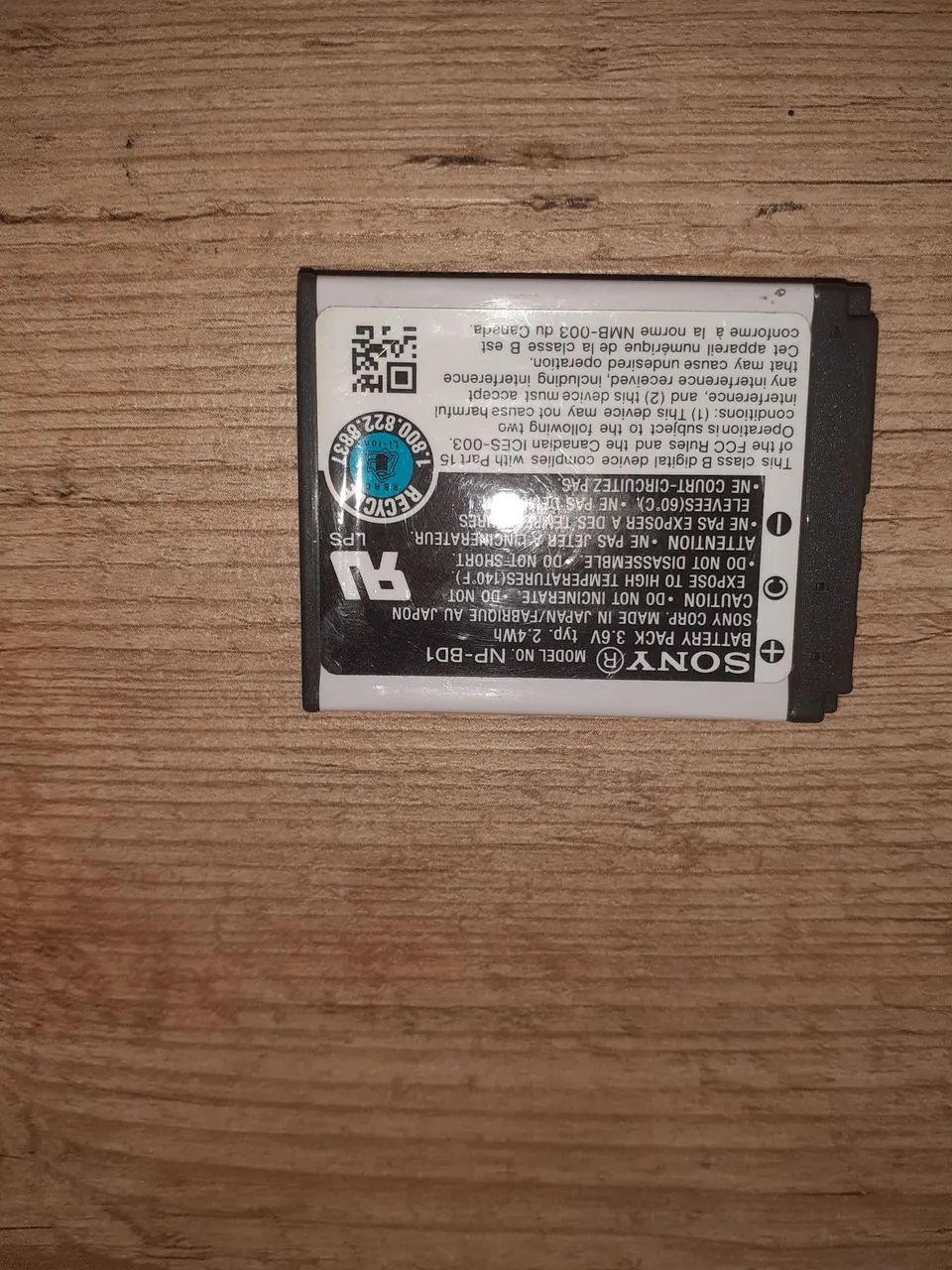 Bateria Lithium ion NP-BD1 SONY ORIGINAL  - Foto 2