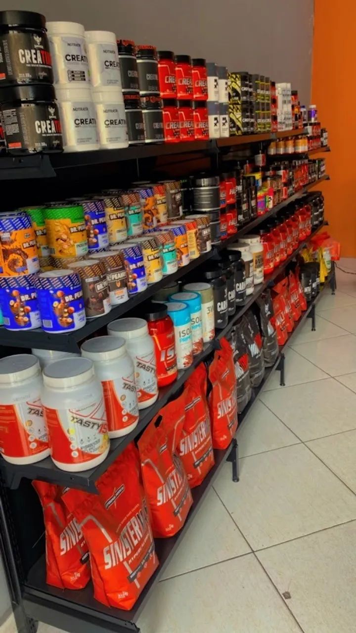 Prateleiras de aço para loja de suplemento  - Foto 4