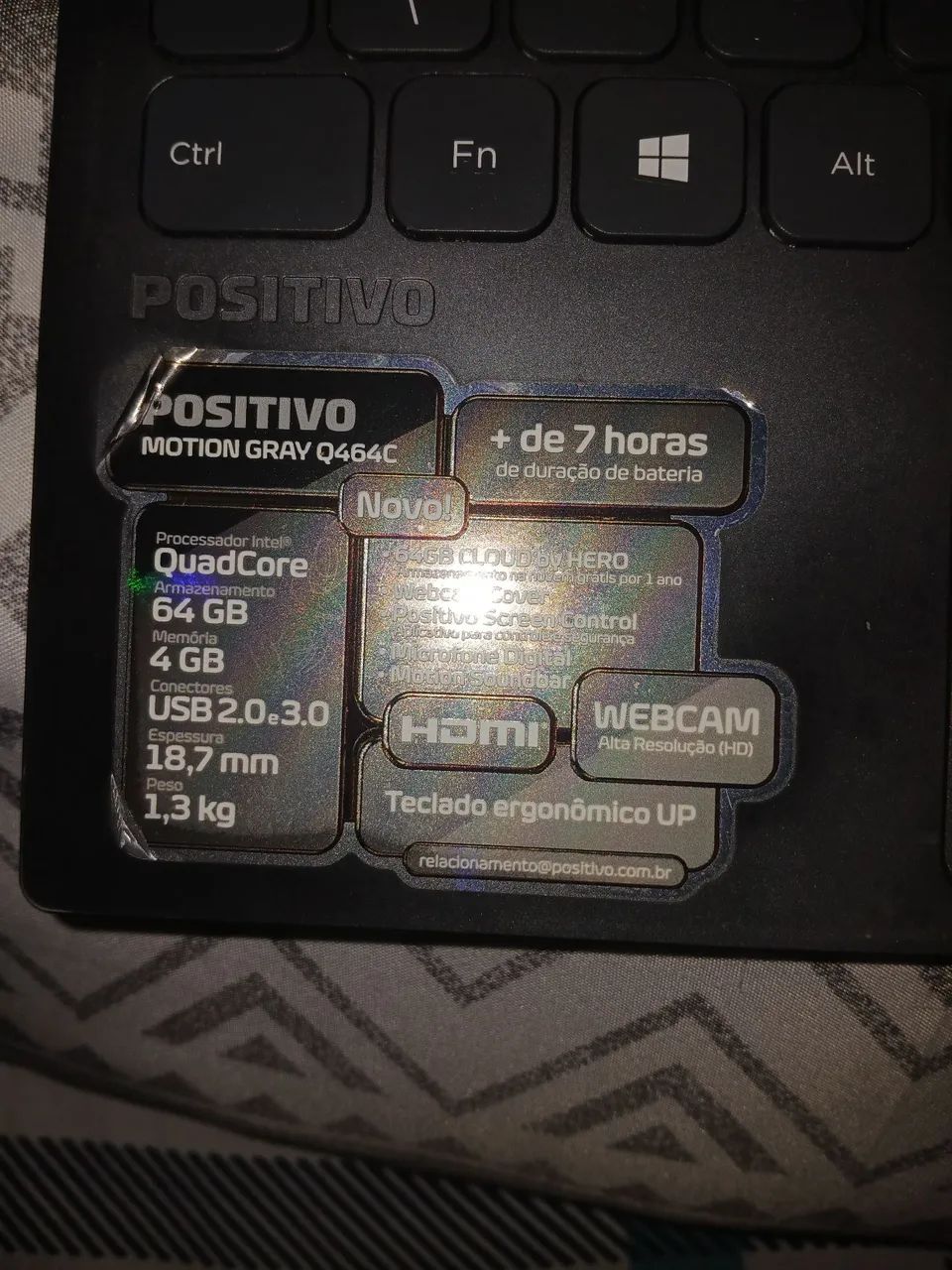 NOTEBOOK POSITIVO MOTION GRAY Q64C - Foto 4