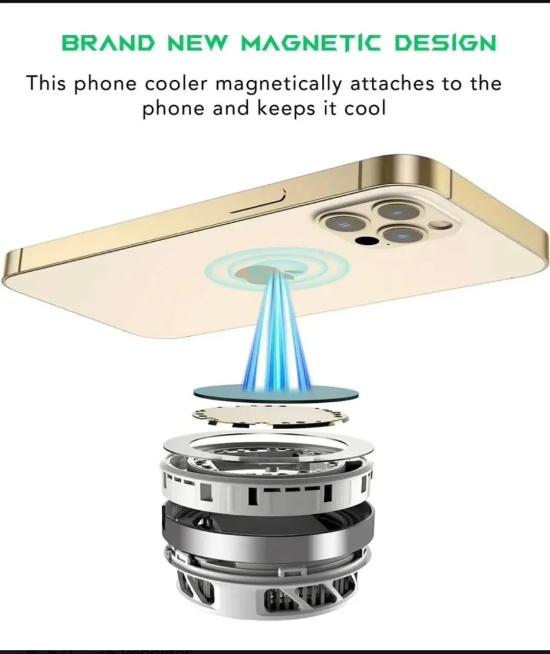 BLACK SHARK MAGNETIC COOLER - Foto 3