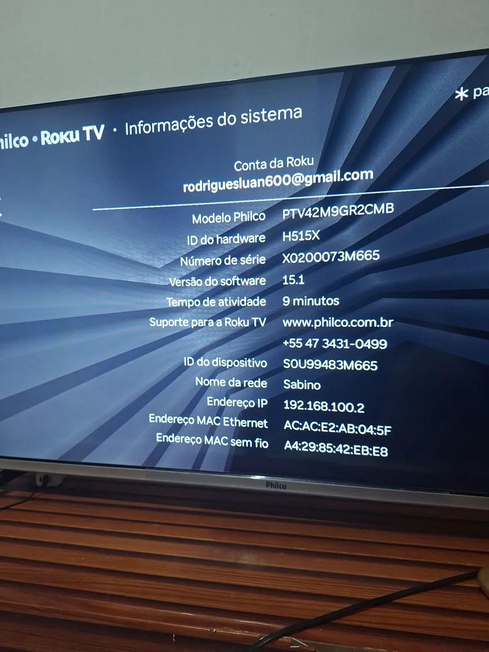 TV SMART 42 PHILCO ROKU FULL HD - Foto 2