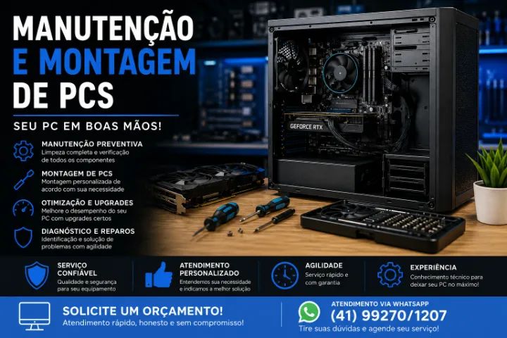 Montagem/Revisão e Diagnóstico de Computadores