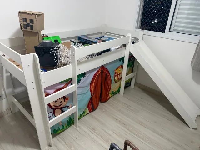 Cama Infantil com escada escorregador  - Foto 2