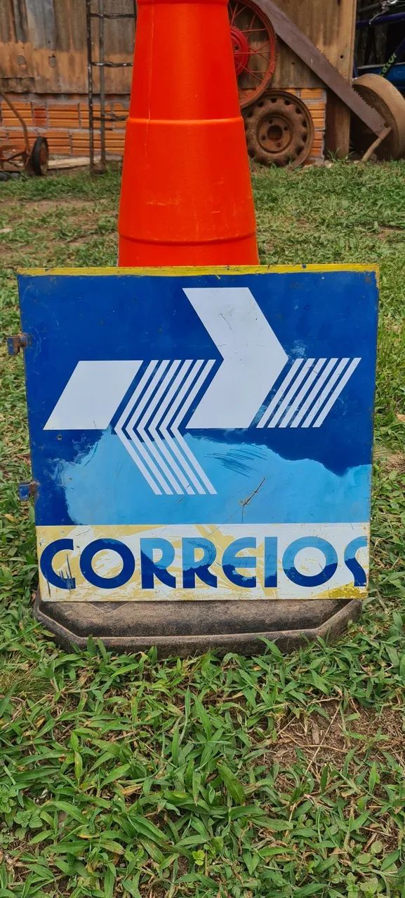Placa propaganda Correios  - Foto 2