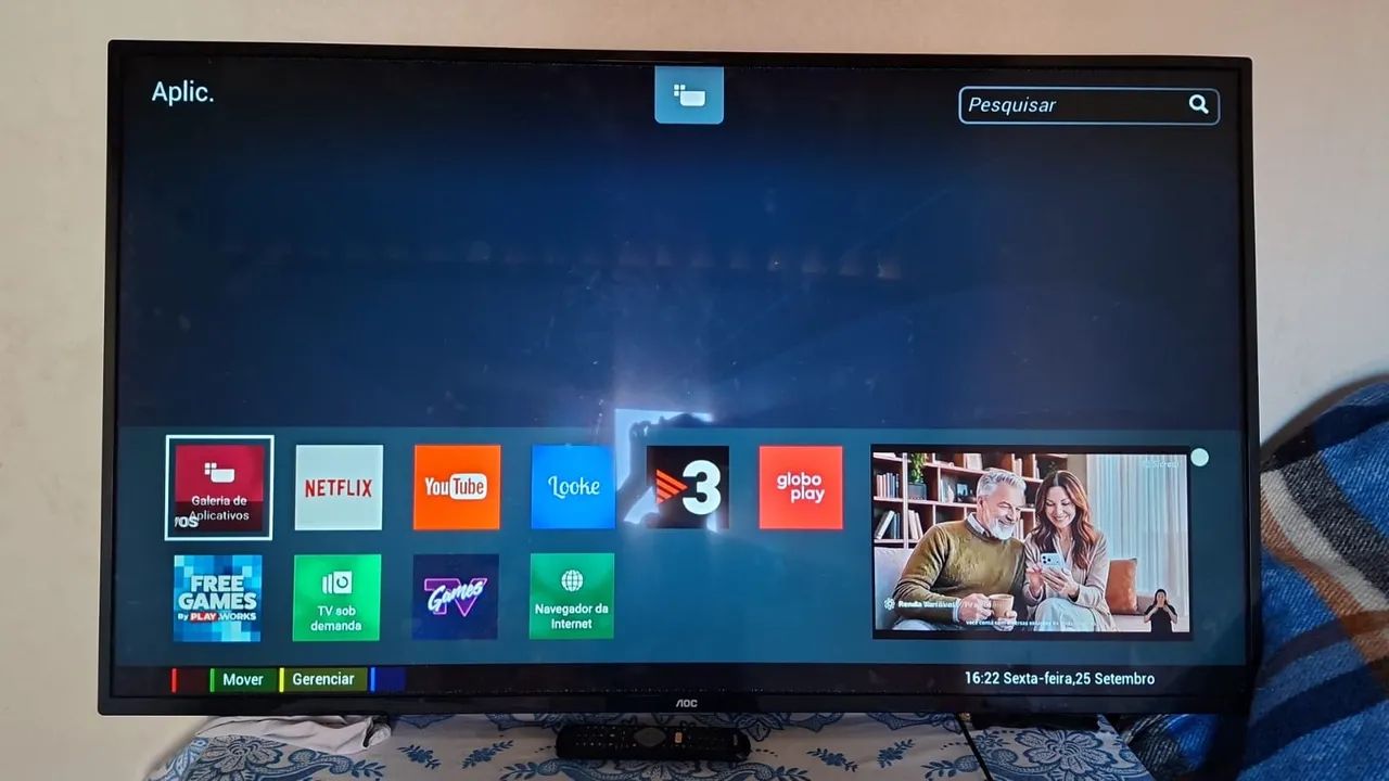 Tv aoc 55 polegadas 4K - Foto 2