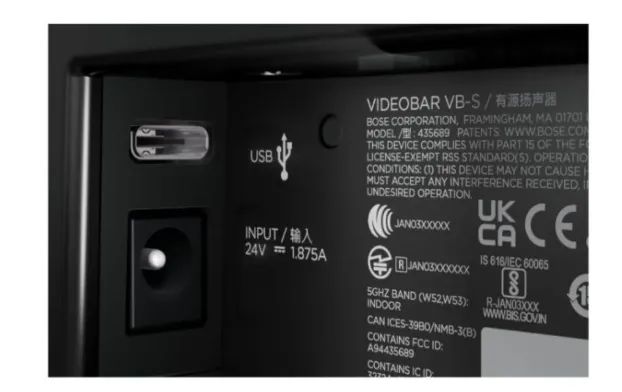 BOSE VIDEOBAR VBS (SUPER NOVA, EXCELENTE ESTADO E OPORTUNIDADE) - Foto 3