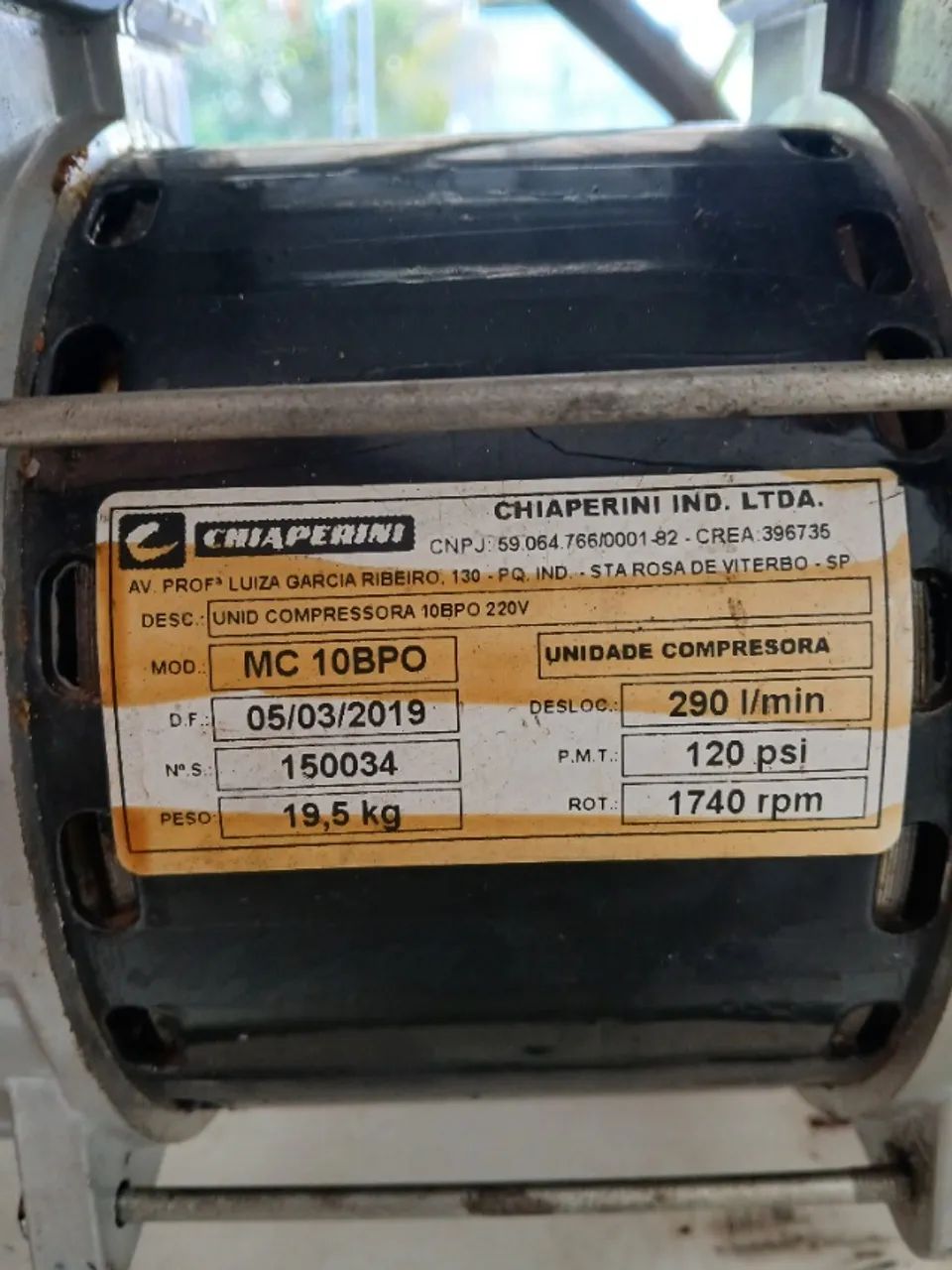 Compressor Odontológico Chiaperini - Foto 6