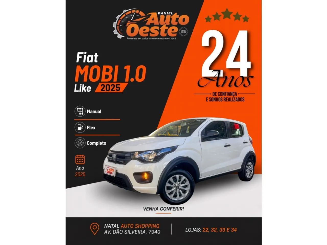 Fiat Mobi Like 1.0 Fire Flex 5P. 2025